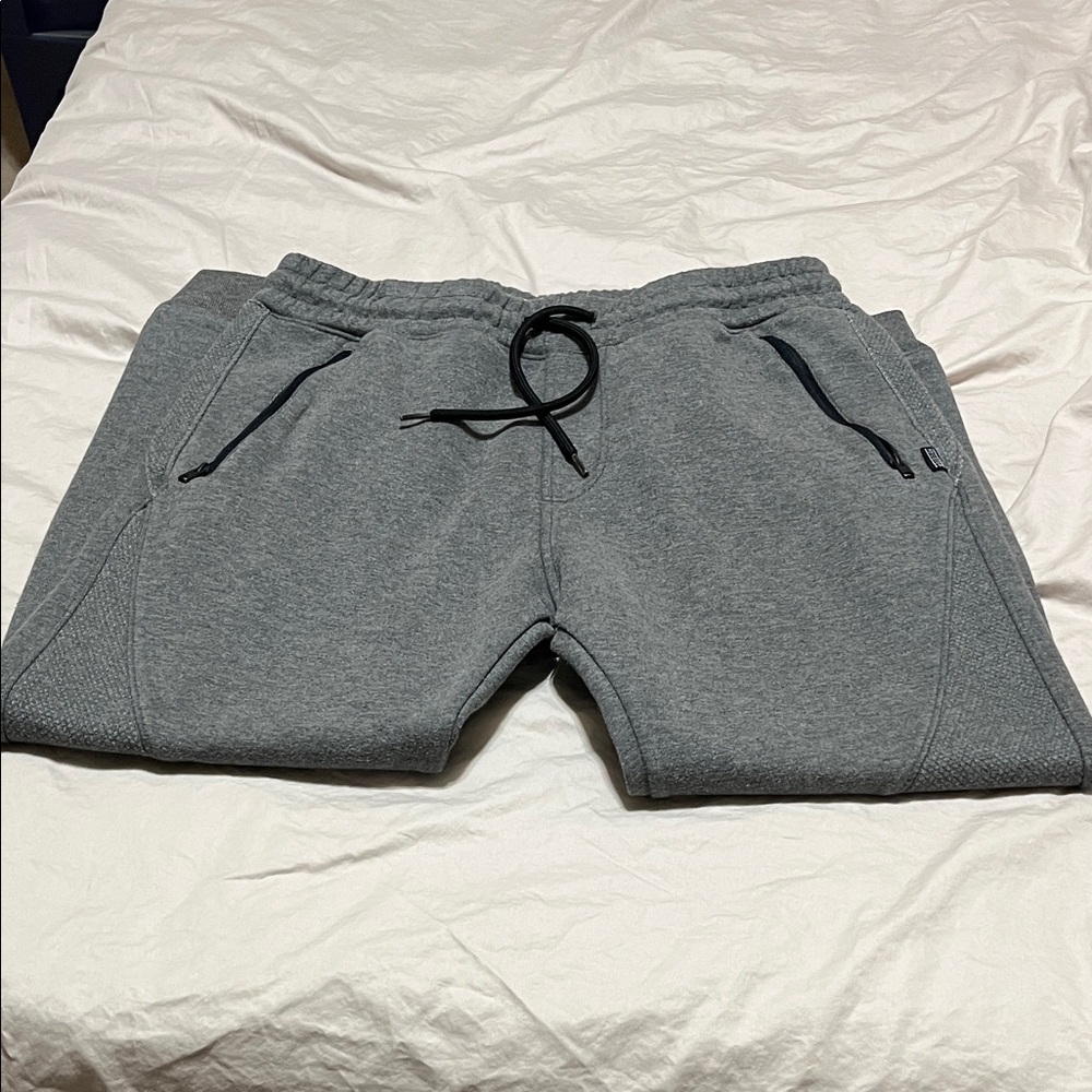 Hollister Sweatpants, Grey, Size Medium